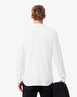 Men's Slim Fit Cotton Piqué Shirt