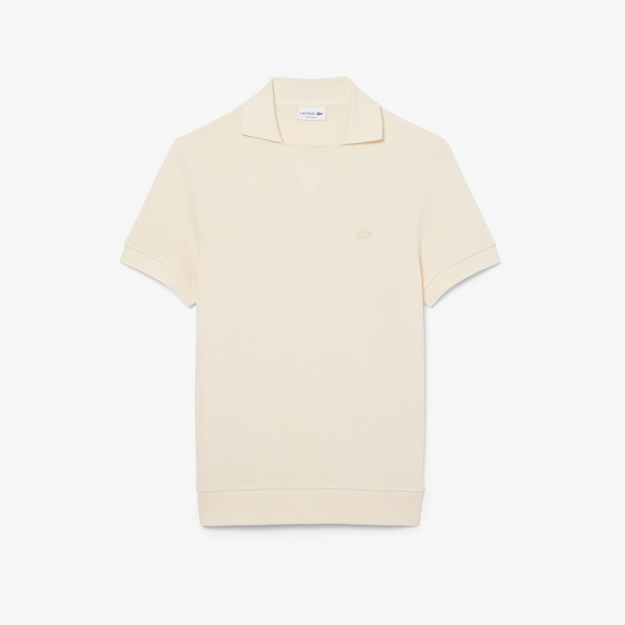 Regular Fit Lacy Cotton Polo
