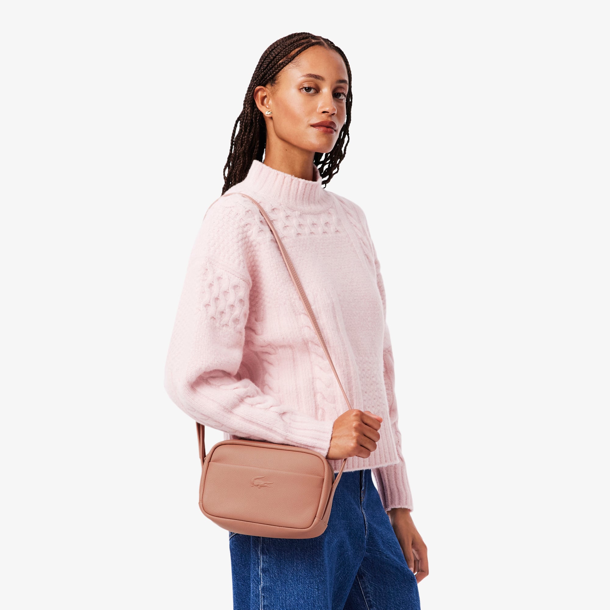 City Court Grain Leather Shoulder Bag - Bags - New In 2026 | Lacoste