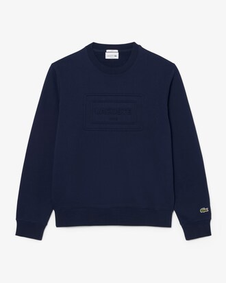 Embossed Fleece Sweatshirt