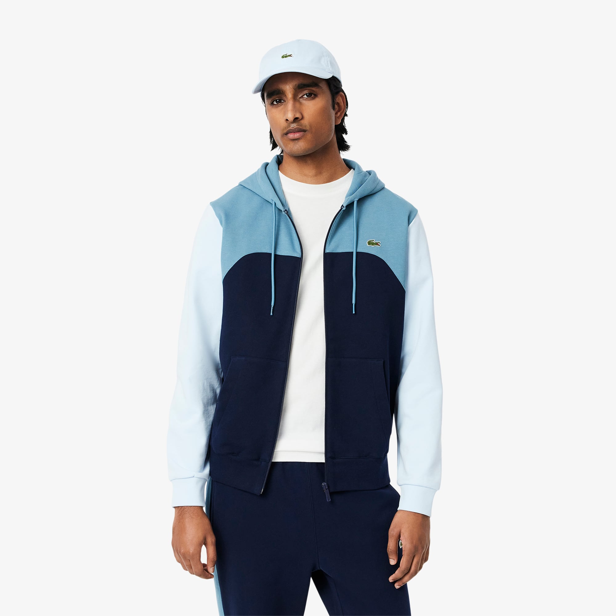 Men's Zip-Up Colorblock Hoodie - Sweaters & Sweatshirts - New In