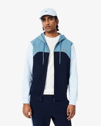 Men's Zip-Up Colorblock Hoodie