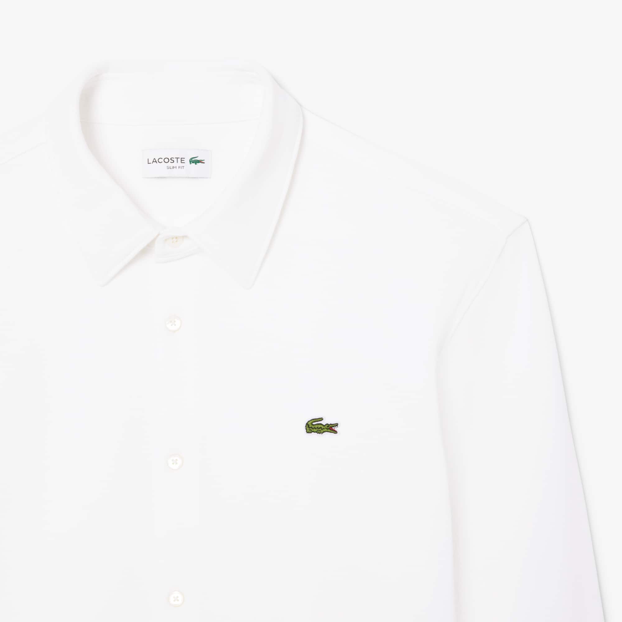 Men's Slim Fit Cotton Piqué Shirt