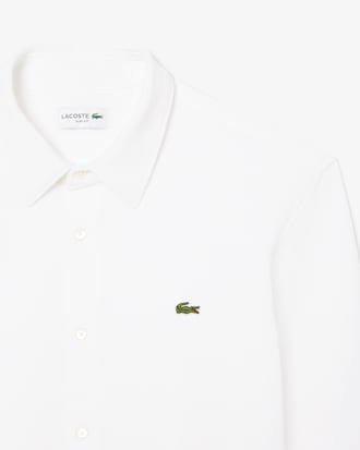 Men's Slim Fit Cotton Piqué Shirt