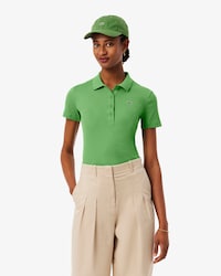 Polo  Slim Fit L.12.D De Algod&oacute;n Acanalado Para Mujer