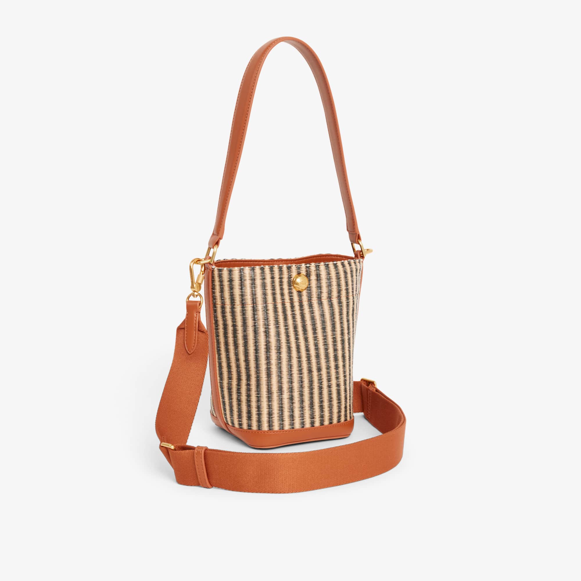 Small Summer Pack Raffia Bucket Bag - Bags - New In 2026 | Lacoste