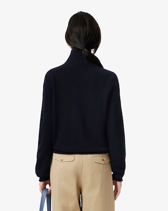 Women's Wool High-Neck Sweater