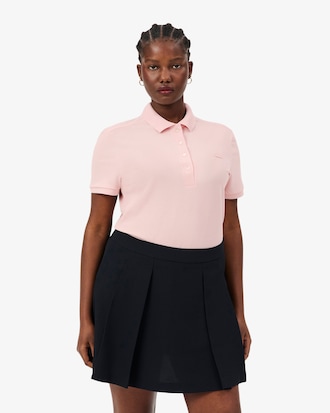 Women's L.12.D Slim Fit Stretch Mini Piqu&eacute; Polo