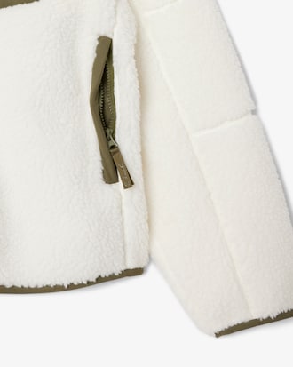 Men's Colorblock Sherpa Fleece Jacket