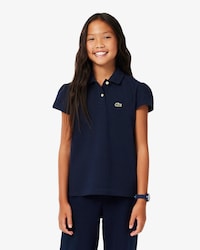 Scallop Collar Mini Piqu&eacute; Polo Shirt