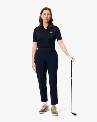 Polo De Golf El&aacute;stico Con Protecci&oacute;n Uv Y Corte Entallado Para Mujer
