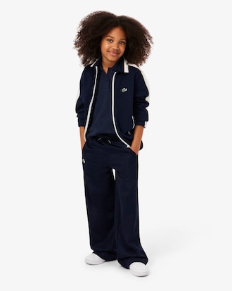 Girls' Scalloped Collar Piqu&eacute; Polo