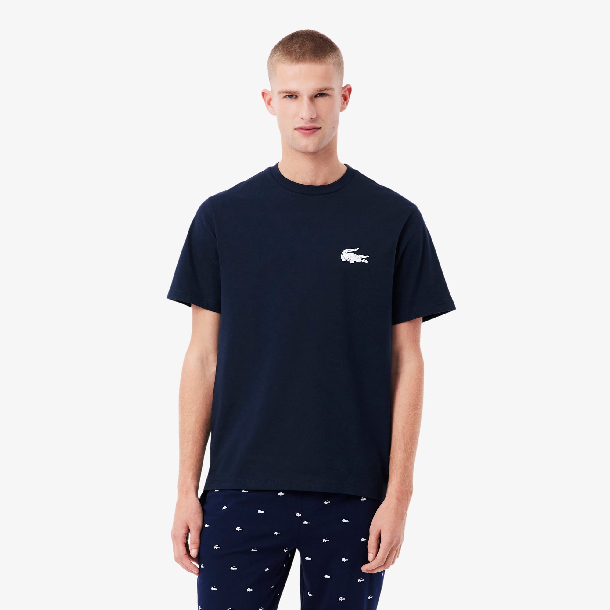 Men's Crocodile Print Cotton Undershirt - Underwear & Loungewear