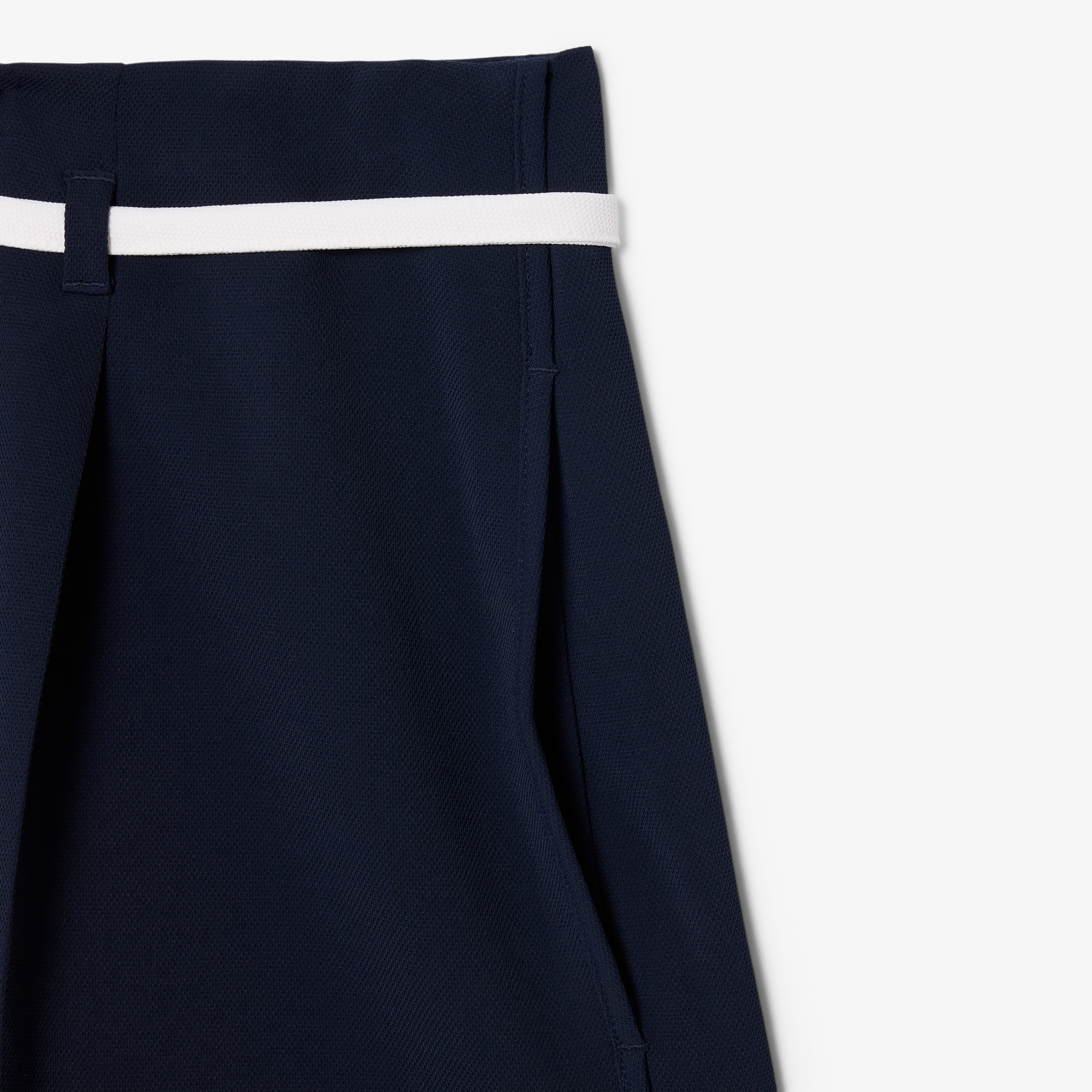 Oversized Pleated Bermuda Shorts