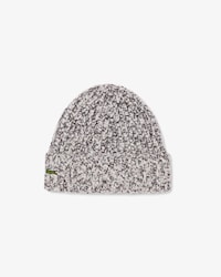 Ribbed Wool Pompom Beanie