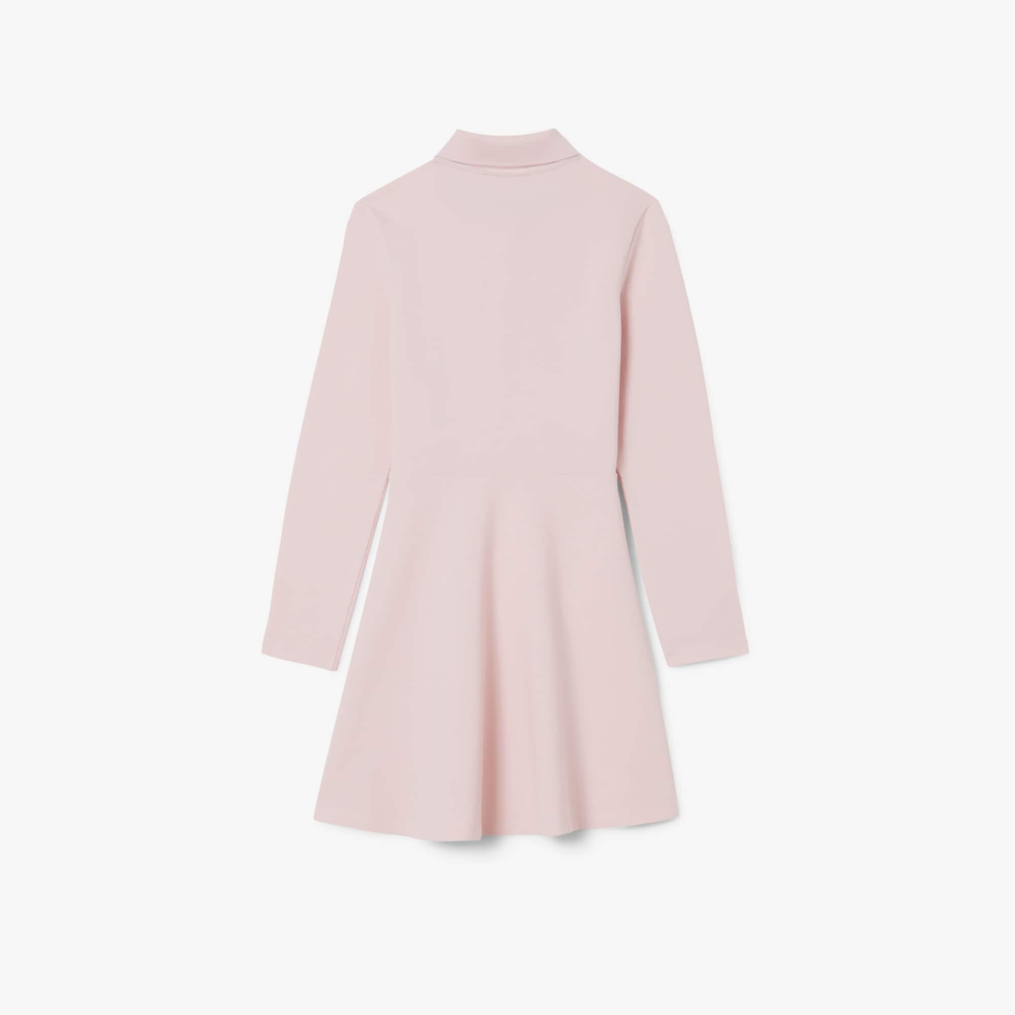 Girls' Long Sleeve Stretch Piqué Polo Dress - Teens Dresses