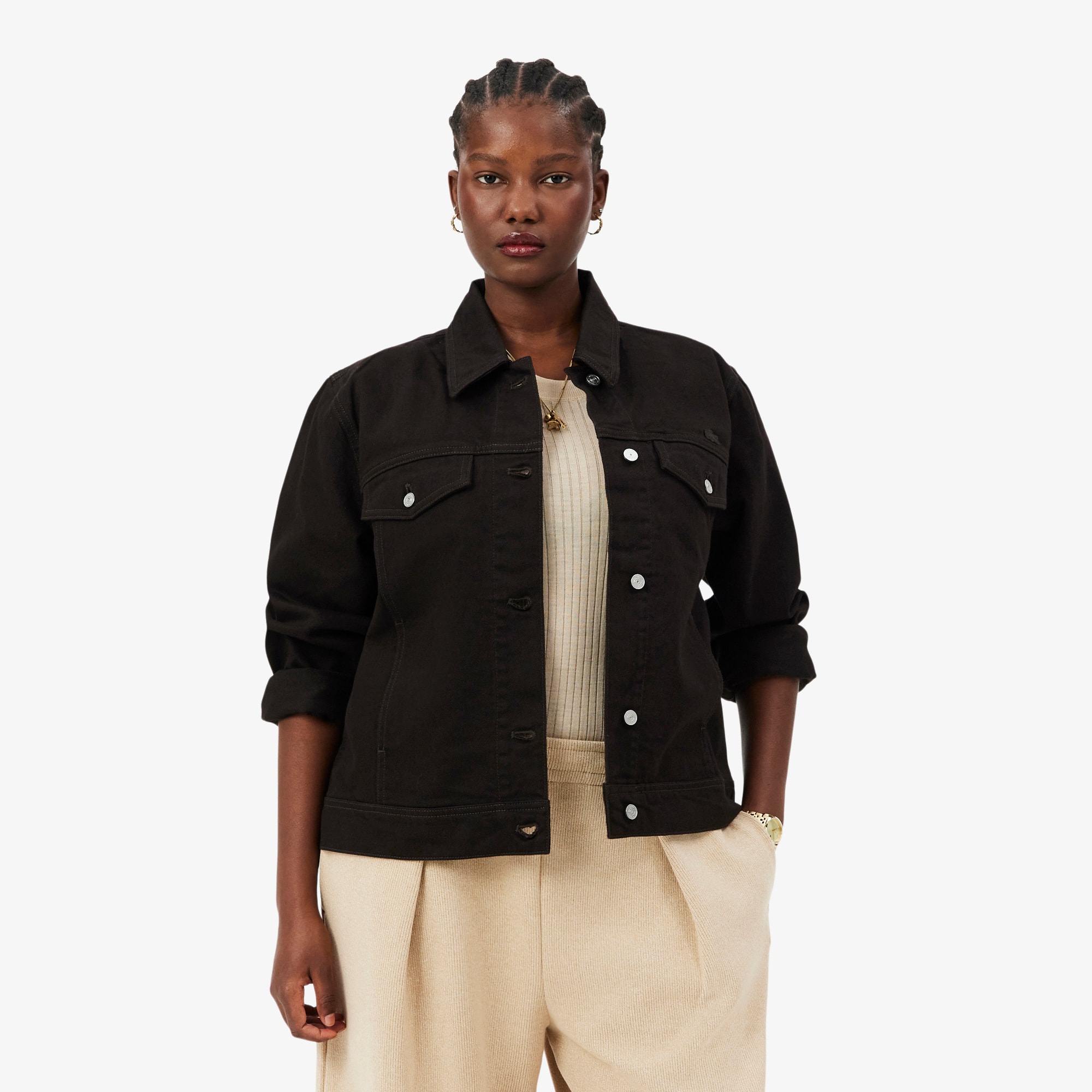Slim Fit Buttoned Denim Jacket - Jackets & Coats - New In 2026