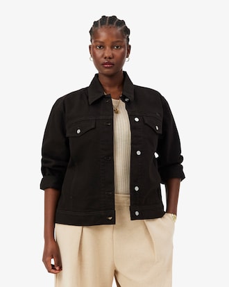 Slim Fit Buttoned Denim Jacket
