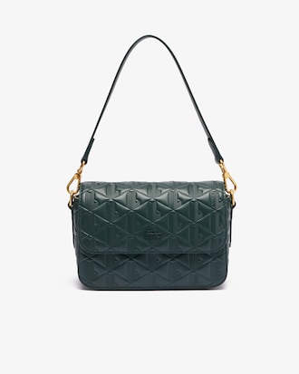 Maheki Embossed Leather Shoulder Bag