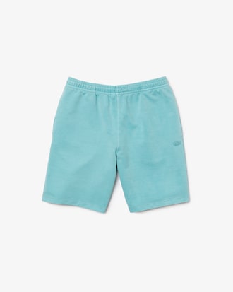 Shorts de vell&oacute;n de algod&oacute;n org&aacute;nicos sin arn sobre Lacoste para hombres