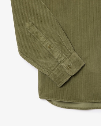 Men's Regular Fit Velour Shirt