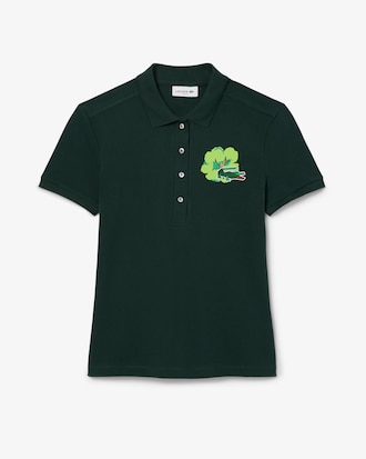 Women's Slim Fit L.12.D Stretch Mini Piqué Polo