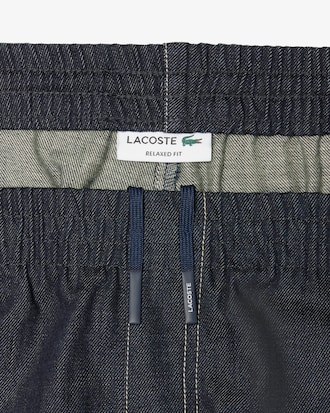 Relaxed Fit Elasticated Waist Denim Pants