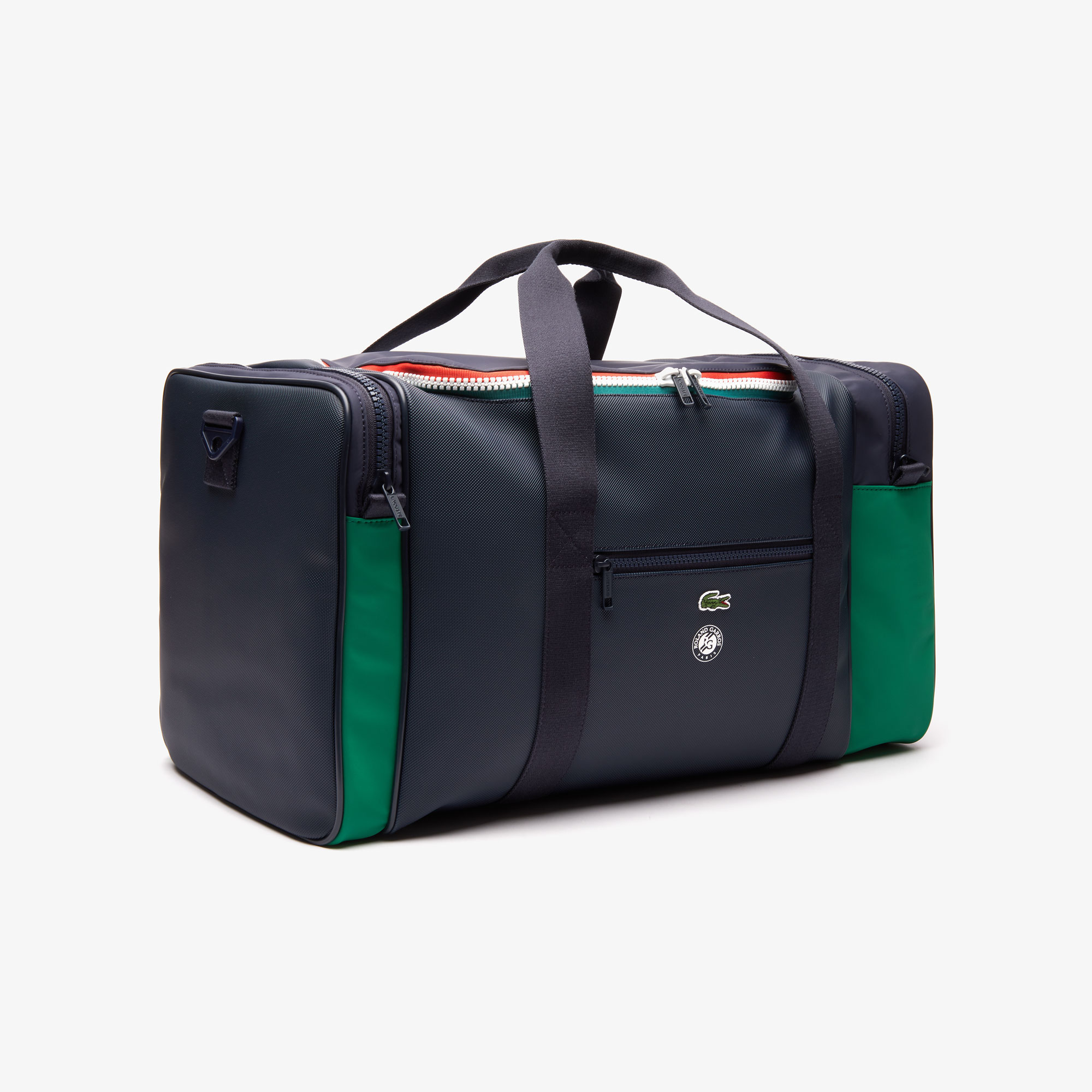 Men's Roland Garros Two-Tone Nylon Zippered Sports Bag | LACOSTE