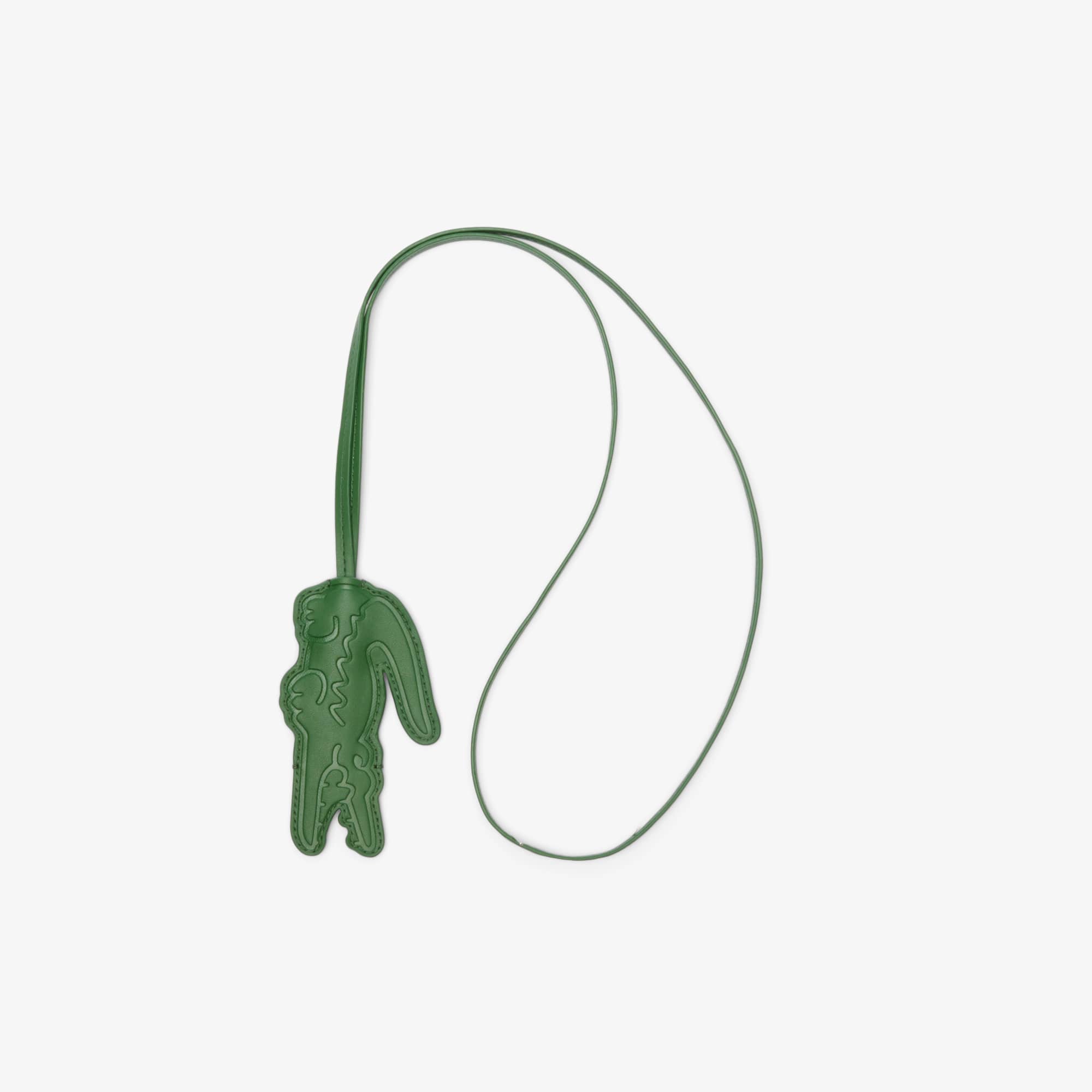 Lacoste Crocodile Key Ring - One Size In Green