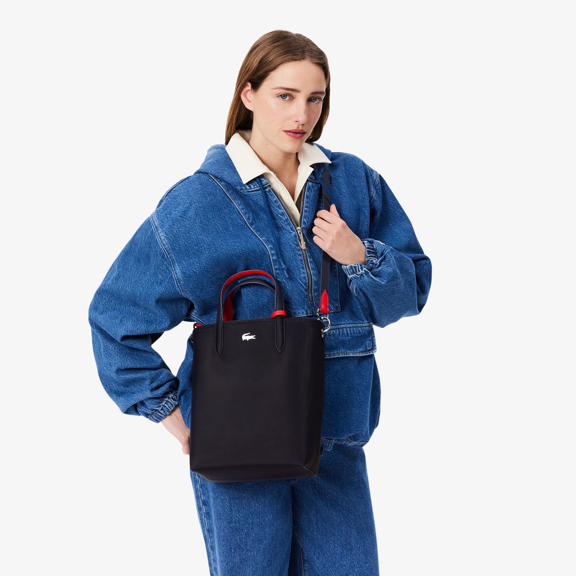 Anna Vertical Reversible Tote - Bags - New In 2026 | Lacoste