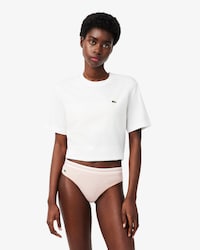 Cotton Stripe Waist String Briefs