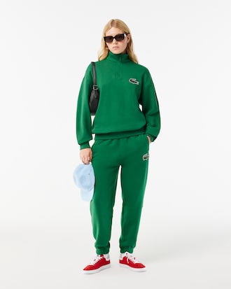Unisex Loose Fit High-Neck Fleece Sweatshirt