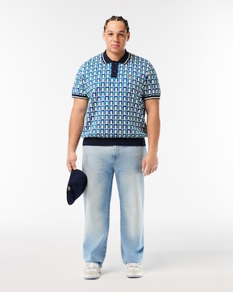 Men's 5-Pocket Straight Cut Indigo Jeans