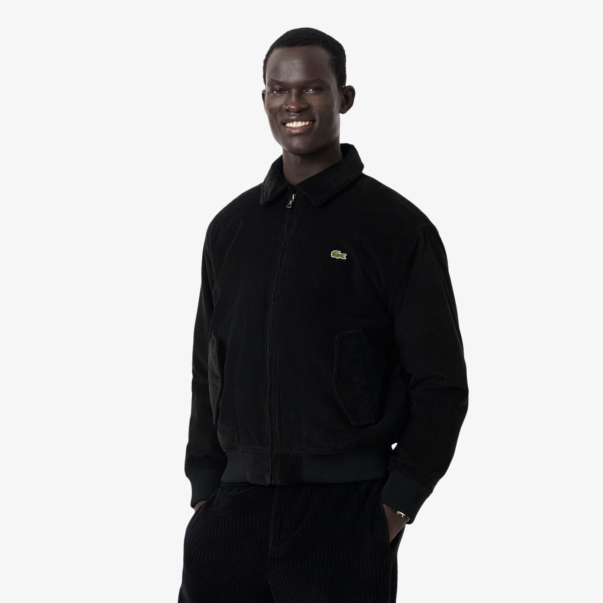 Padded Corduroy Bomber Jacket