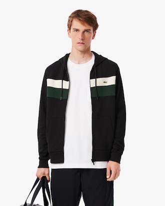 Men's Zip-Up Colorblock Hoodie