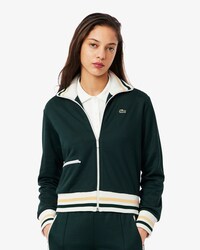 Sudadera Con Cierre  De Rayas