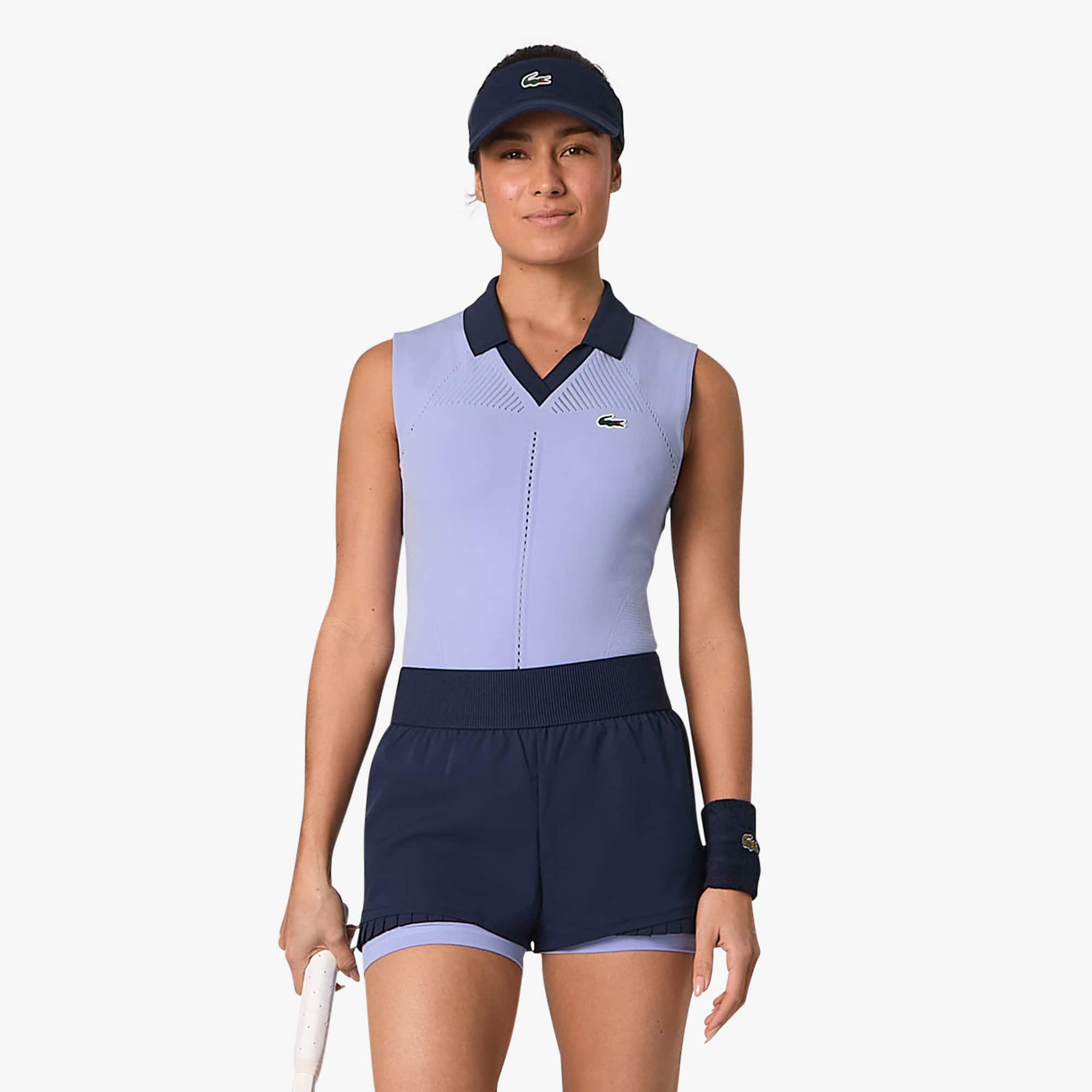 Women's Sleeveless Stretch Knit Tennis Polo - Polo Shirts - New In