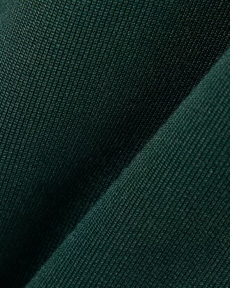 Sudadera de Felpa con Cuello Polo y Bordados