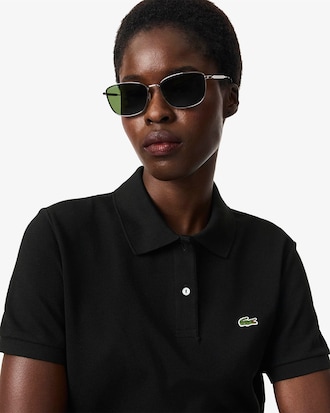Women's Regular Fit Supple Petit Piqu&eacute; Polo