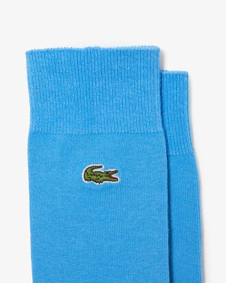 Calcetines largos de algod&oacute;n jaspeado