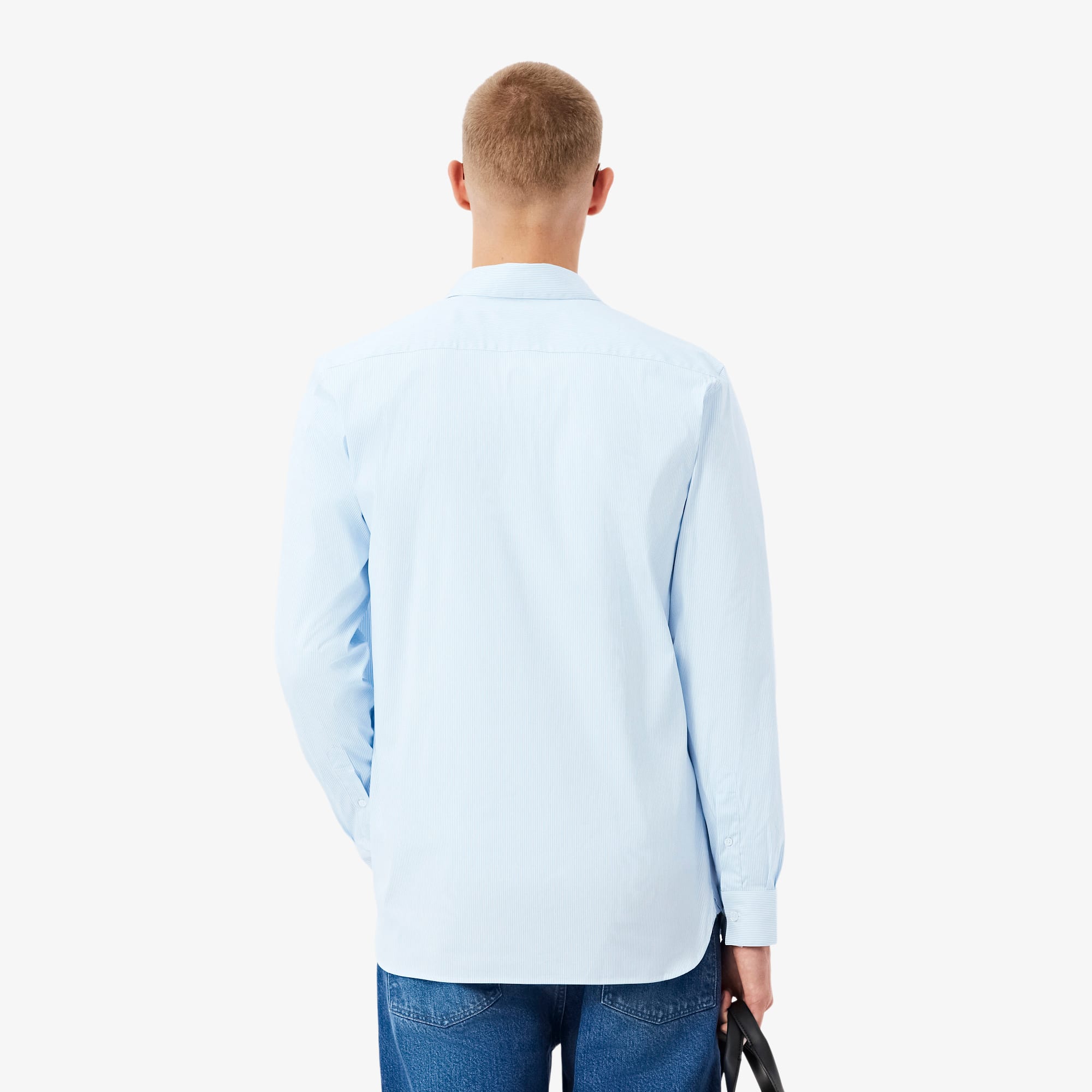 Men's Slim Fit Striped Stretch Button Down Shirt