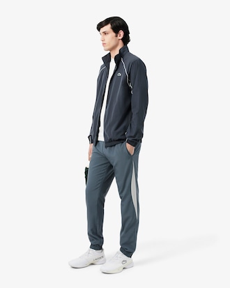 Sport Water-Repellent Trim Accent Track Jacket