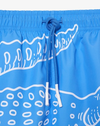 Men’s Crocodile Print Swim Trunks