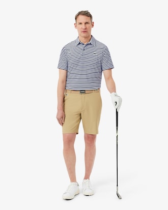 Regular Fit Ultra Dry Striped Golf Polo