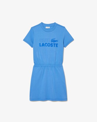 Robe fille avec taille cintr&eacute;e en jersey de coton biologique