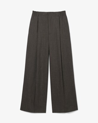 Runway Oversized Tailored Wool Pants
