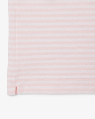 Men's Classic Fit L.12.12 Striped Petit Piqué Polo