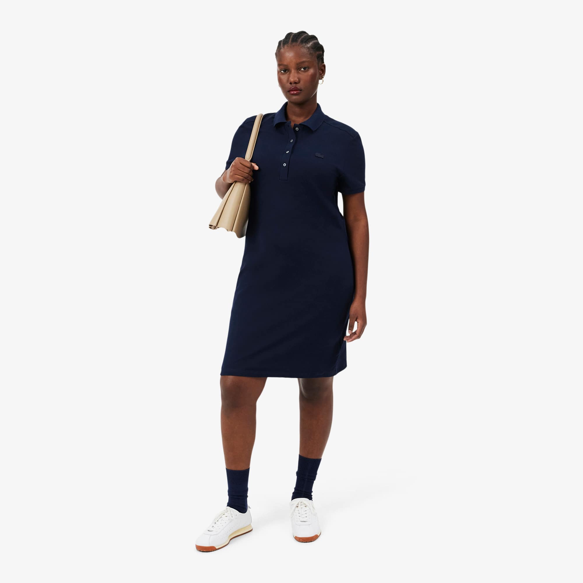 blue polo shirt dress POLO DRESS BLUE – MOWALOLA main image 0