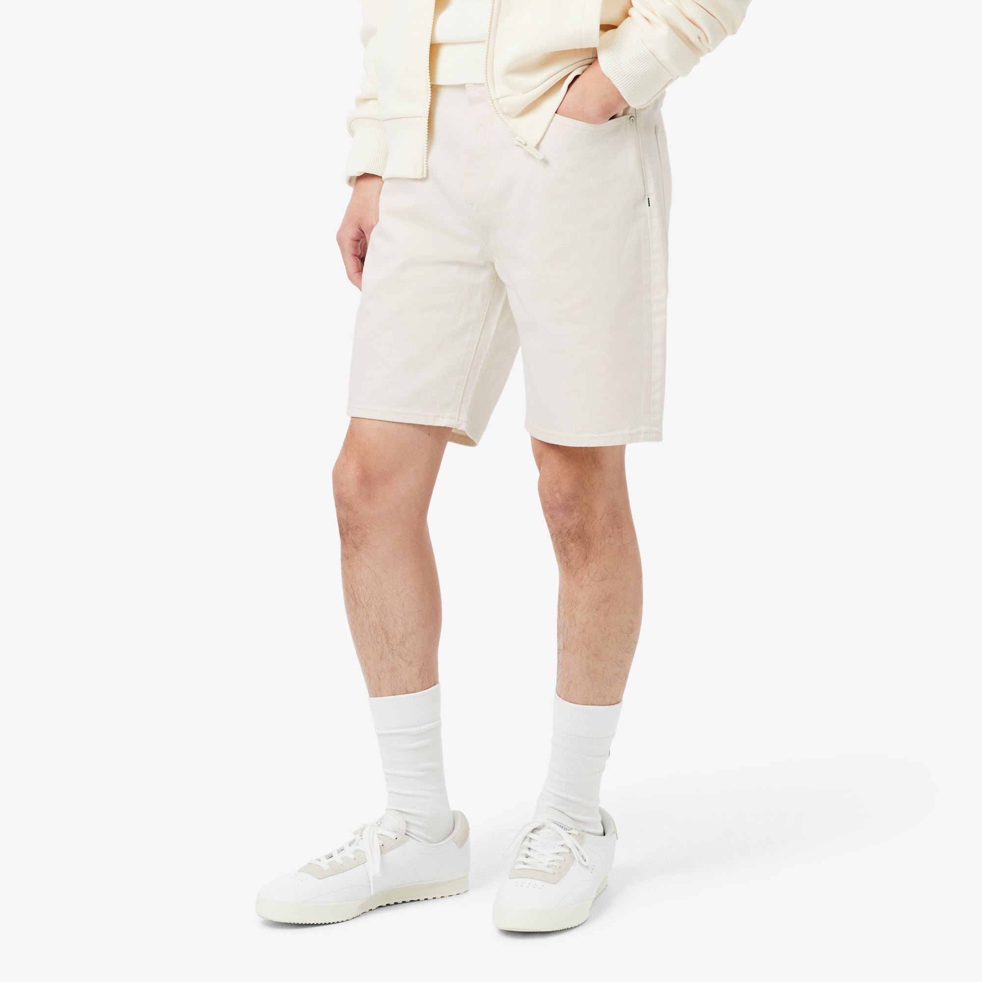 Men's Straight Cut Denim Shorts