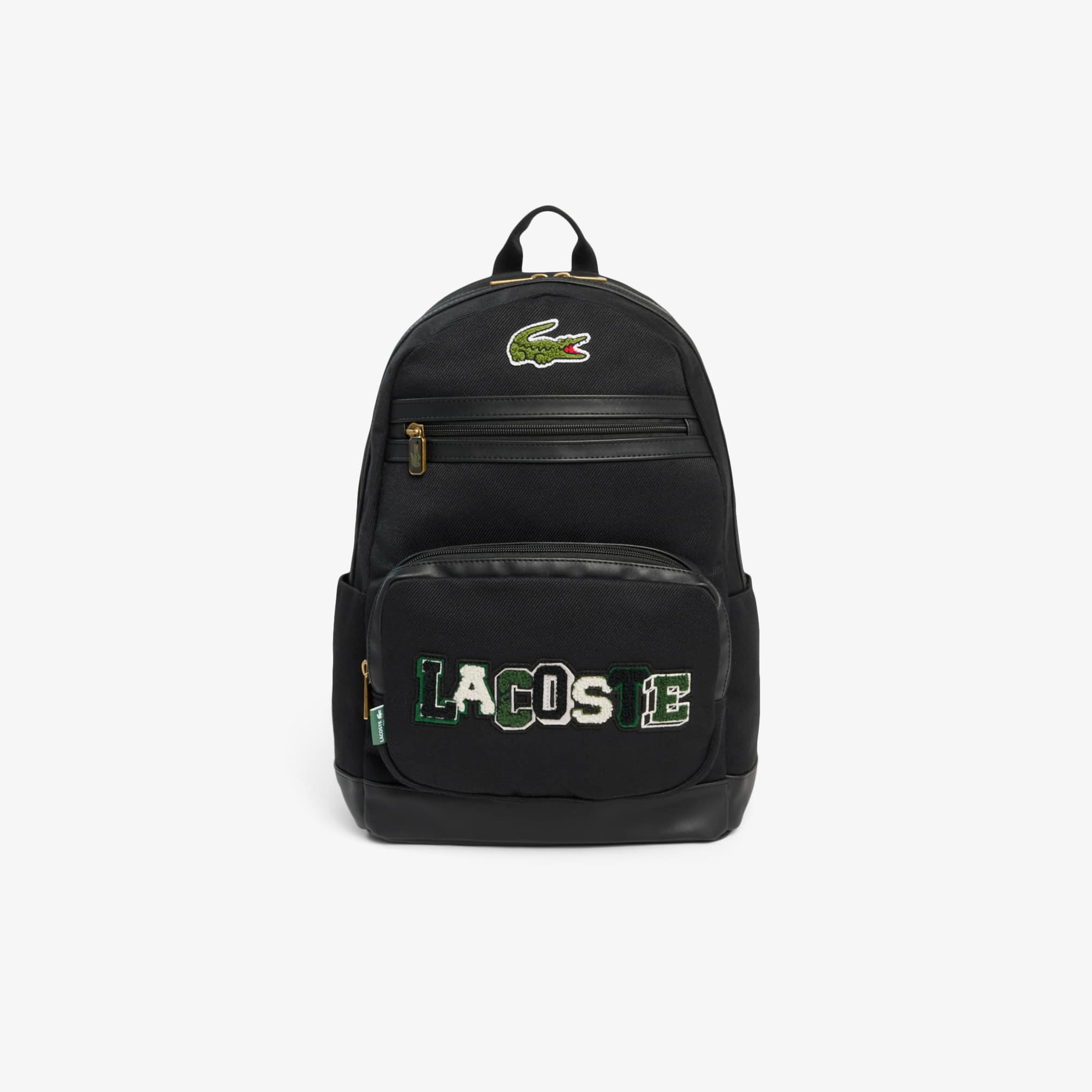 Unisex Textured Patch Backpack